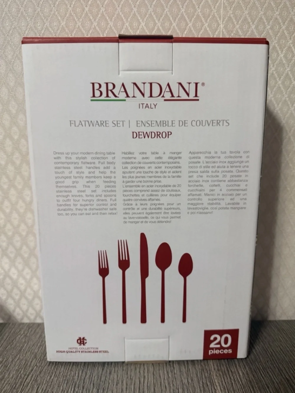 Brandani dewdrop flatware