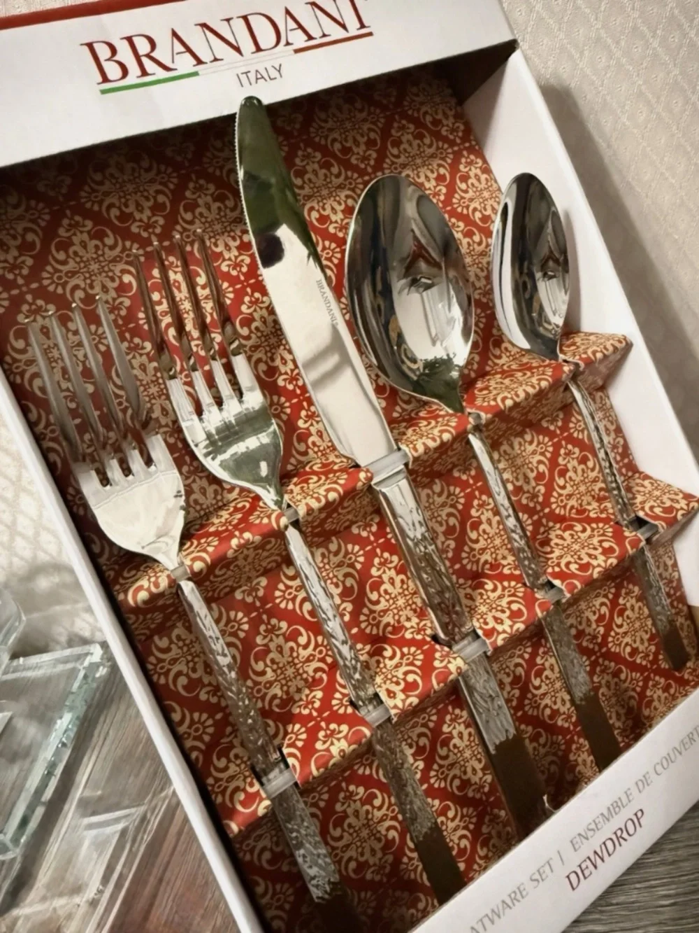 Brandani dewdrop flatware
