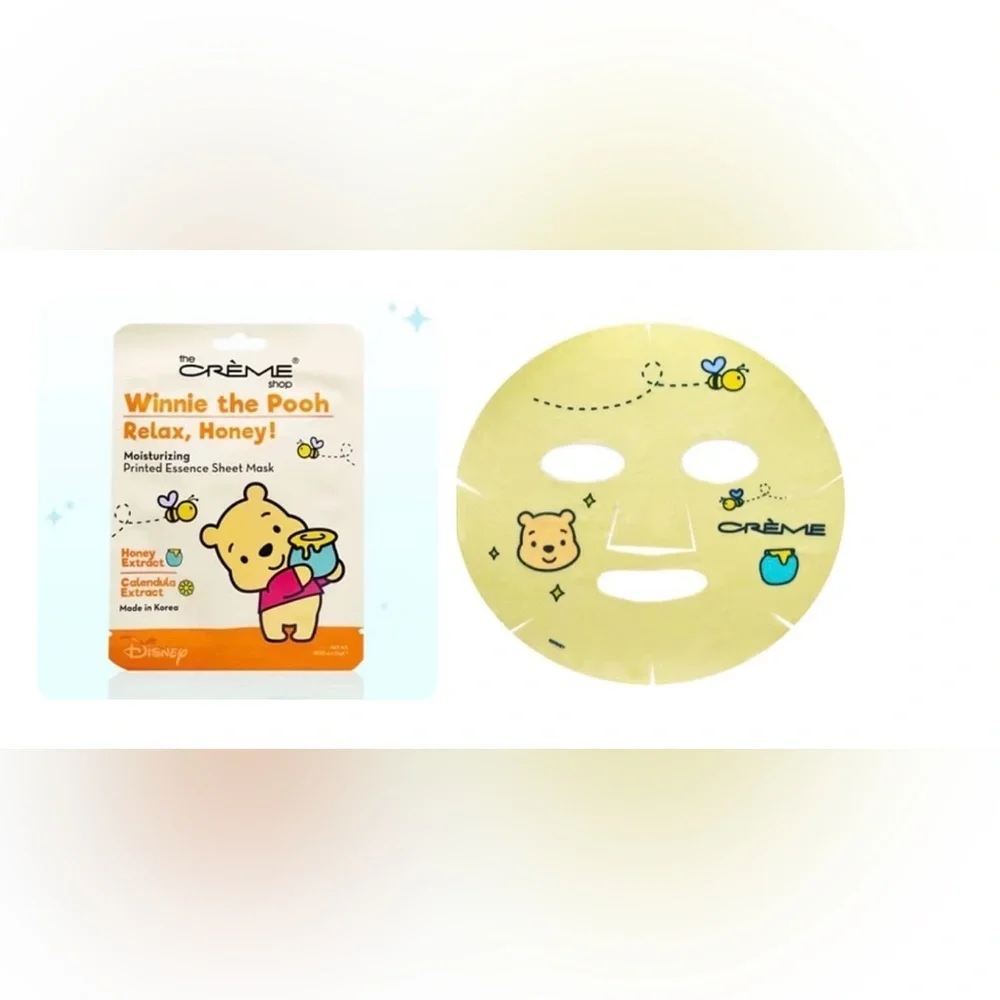 6 Skincare Masks The Crème Shop Winnie the Pooh Relax, Honey! Disney-