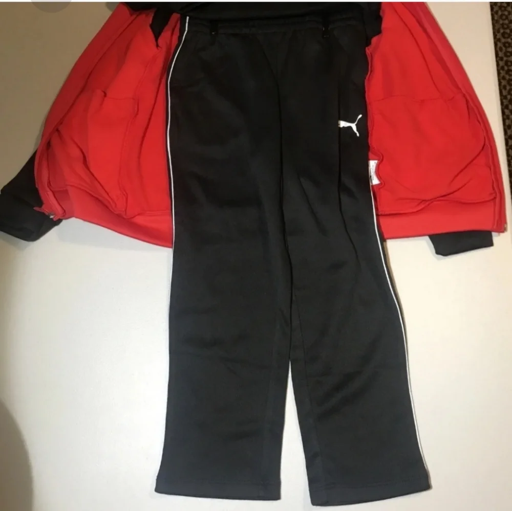Puma Boys 3-Piece Tech Fleece Hoodie, Tee & Jogger Set nwt