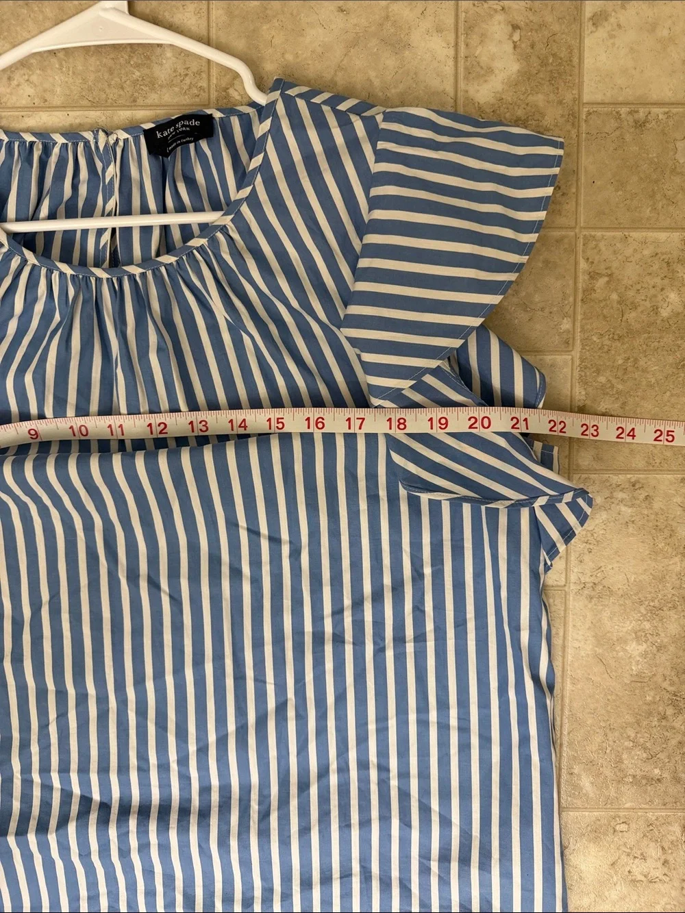 kate spade blue white