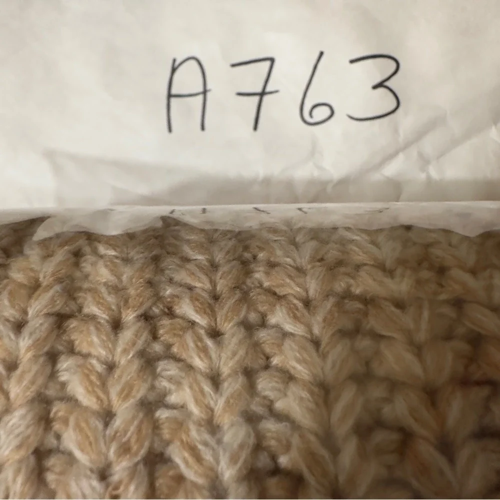 NEW J.Crew Womens Tan Marled Chunky Ribbed Knit Infinity Scarf‎ One Size