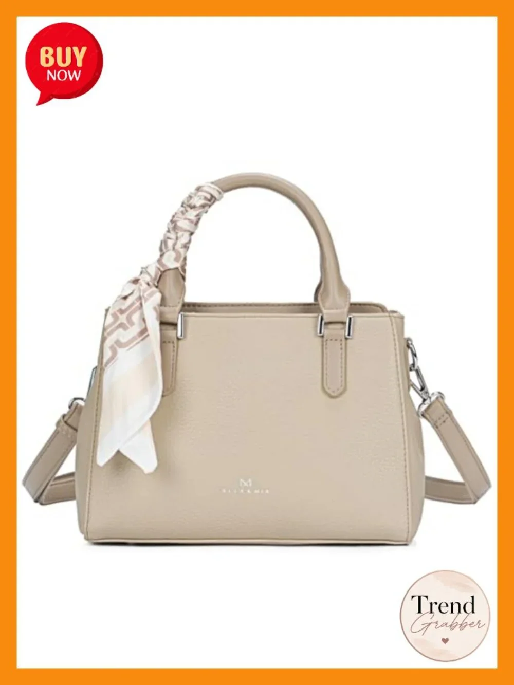 Women's Small Litchi Grain Vegan Leather Top-Handle Satchel Crossbody Purse
