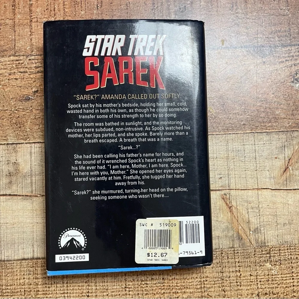 Star Trek Sarek Coffee Table Book by A.C. Crispin