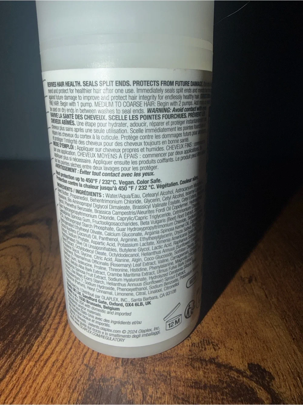 OLAPLEX lightweight leave
