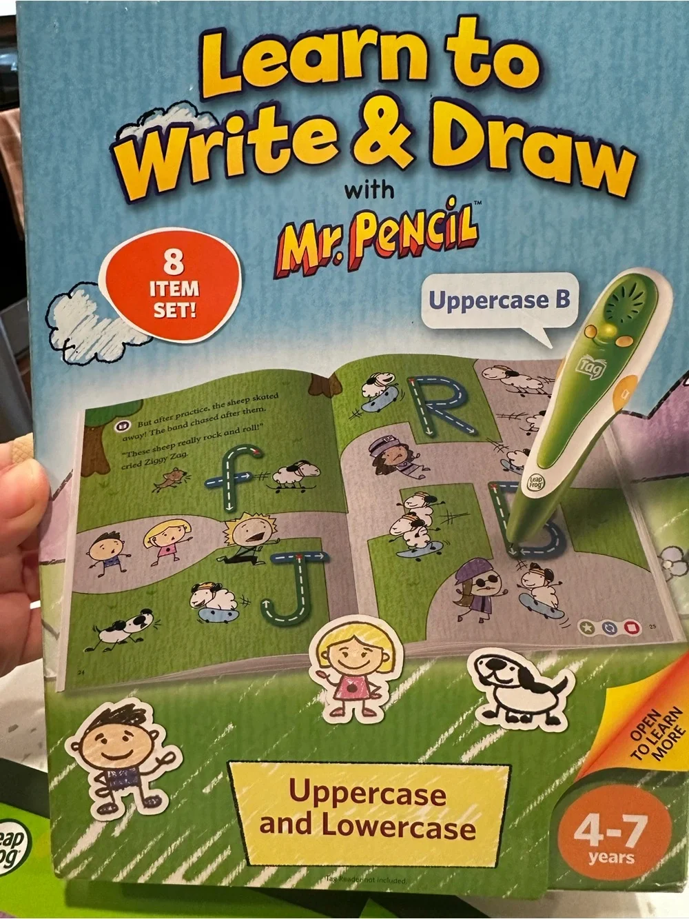 Learn to Write & Draw with Mr. Pencil - Green Kids Writing Starter Kit
