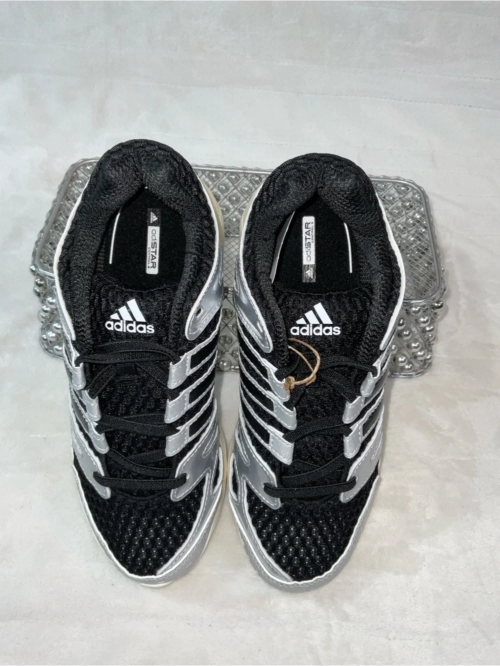 Adidas Adistar Control 5 J Black Silver size Youth 3   KI8733 NWT