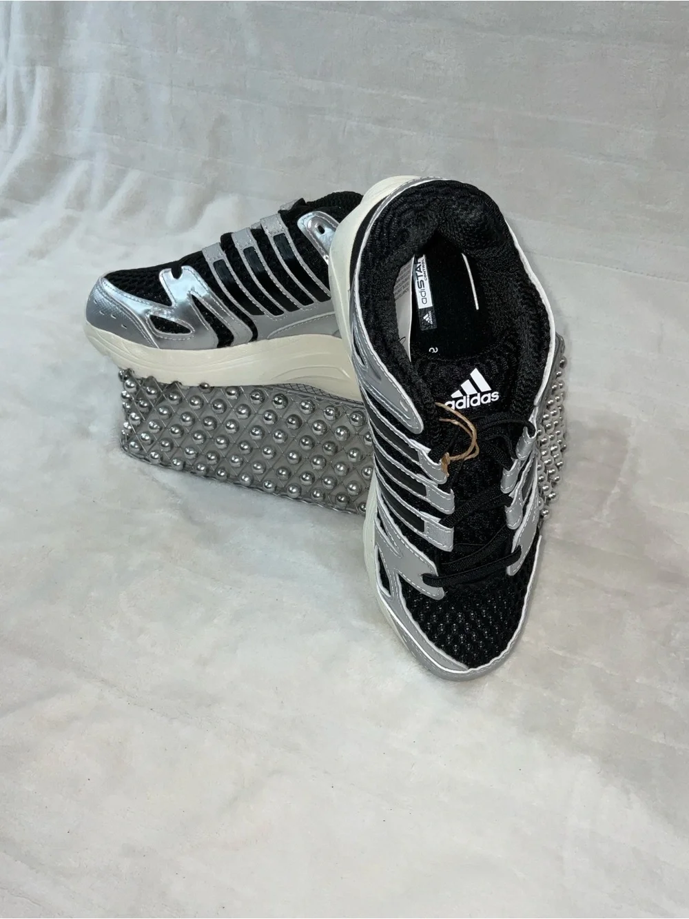 Adidas Adistar Control 5 J Black Silver size Youth 3   KI8733 NWT