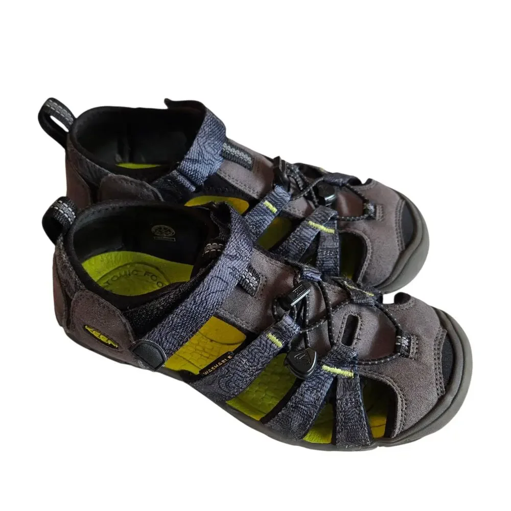 Keen Little Kids Seacamp II Sandals Sz 3 Hiking Washable Arch Support Adjustable