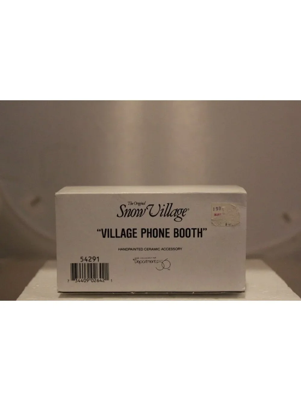 Dept 56 Snow Village - Village Phone Booth