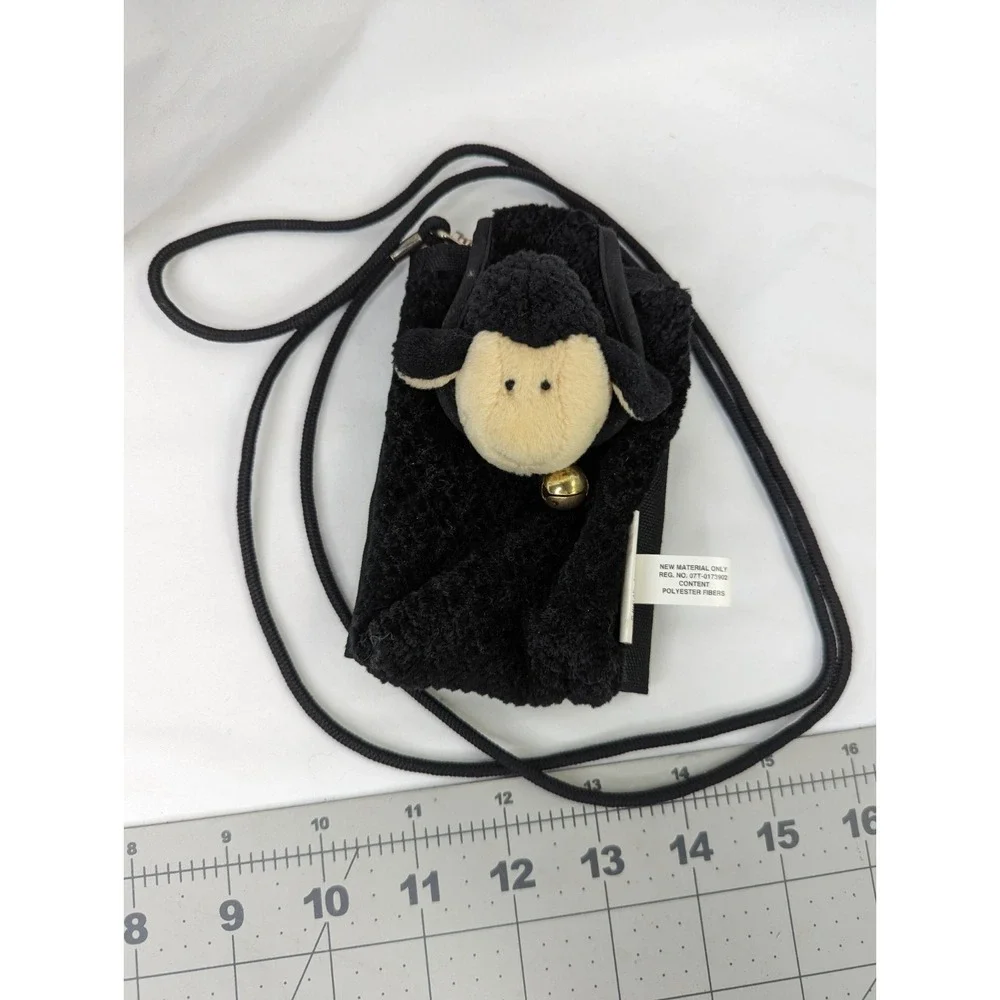 Enesco Nici Black Sheep‎ Plush Wallet Germany Lamb
