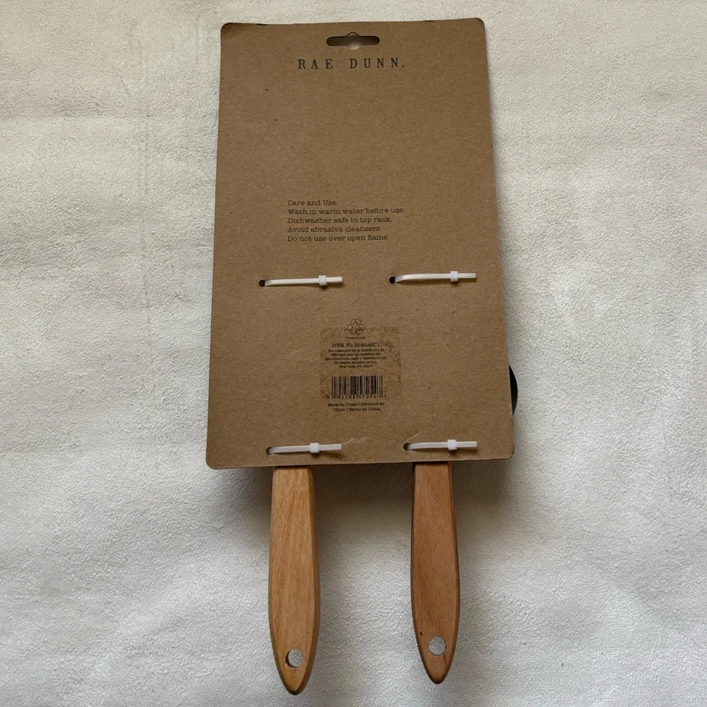 Rae Dunn Easter White/Brown Spatula‎ Set with Cookie Cutters