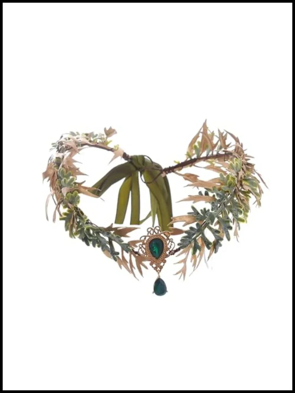 Handmade Flower Crown Headband Fairy Woodland Bridal Hair Accessory