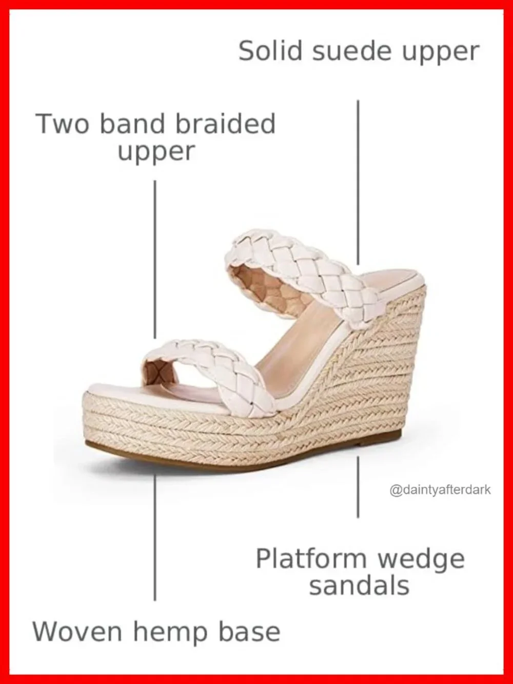 N/A cute espadrille