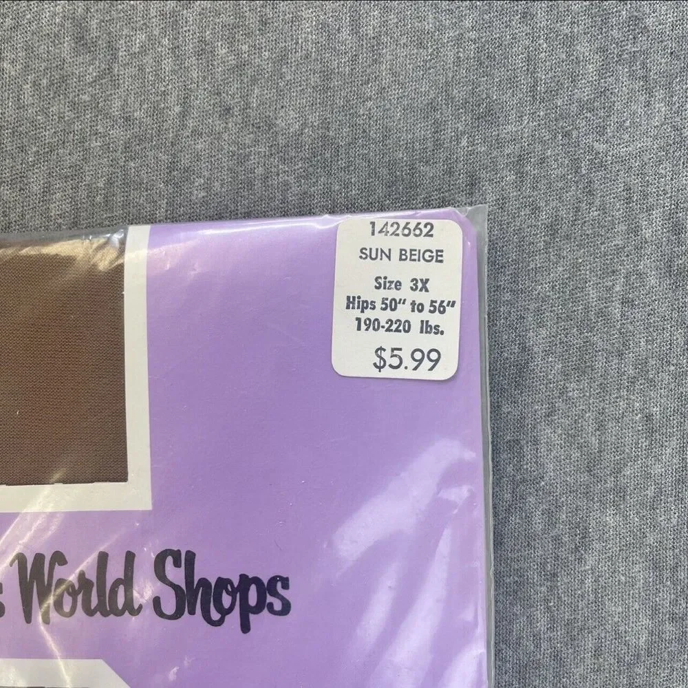 6 Pairs Queen Pantyhouse Womans World, Hanes, Berkshire, Fitting Image See Pics‎