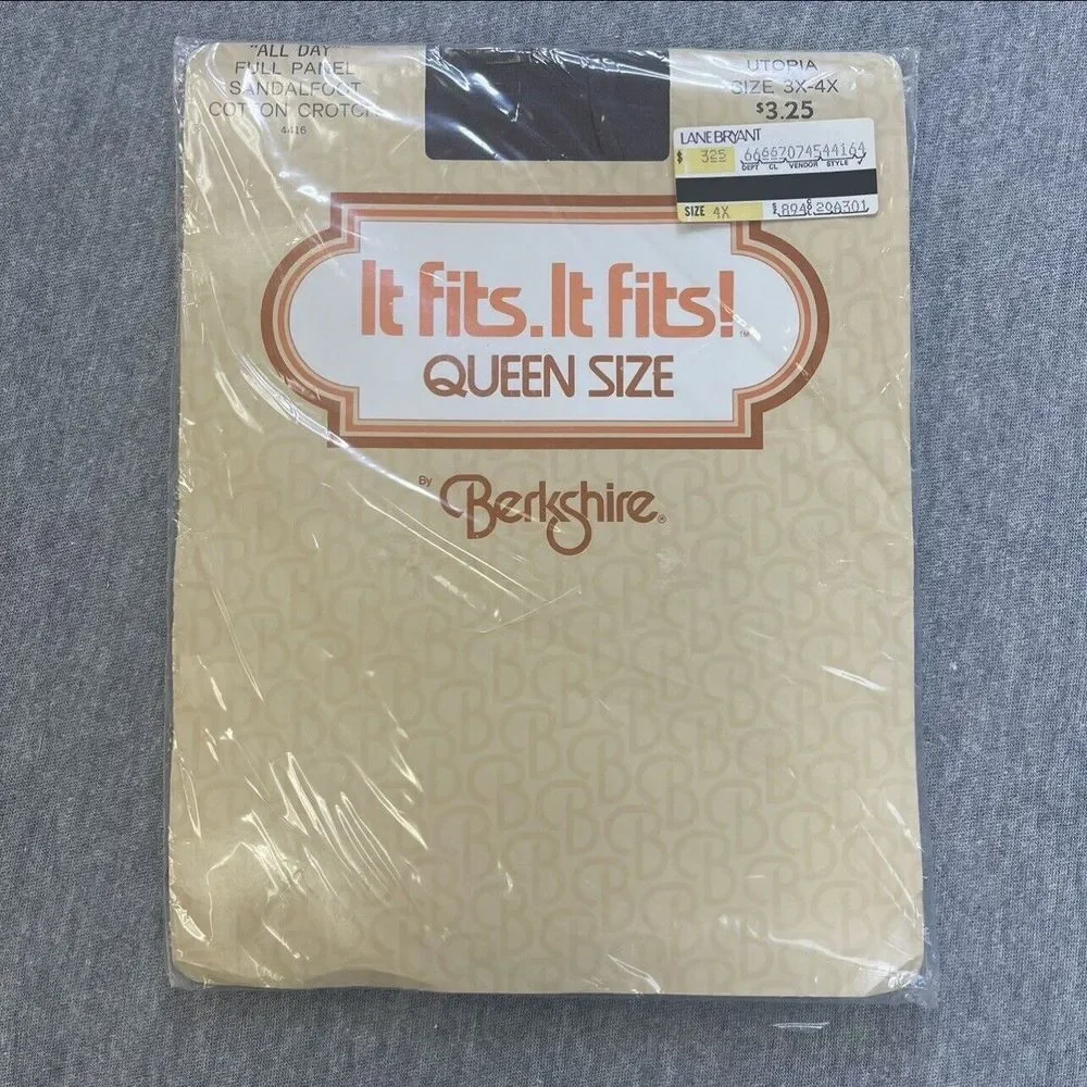 6 Pairs Queen Pantyhouse Womans World, Hanes, Berkshire, Fitting Image See Pics‎