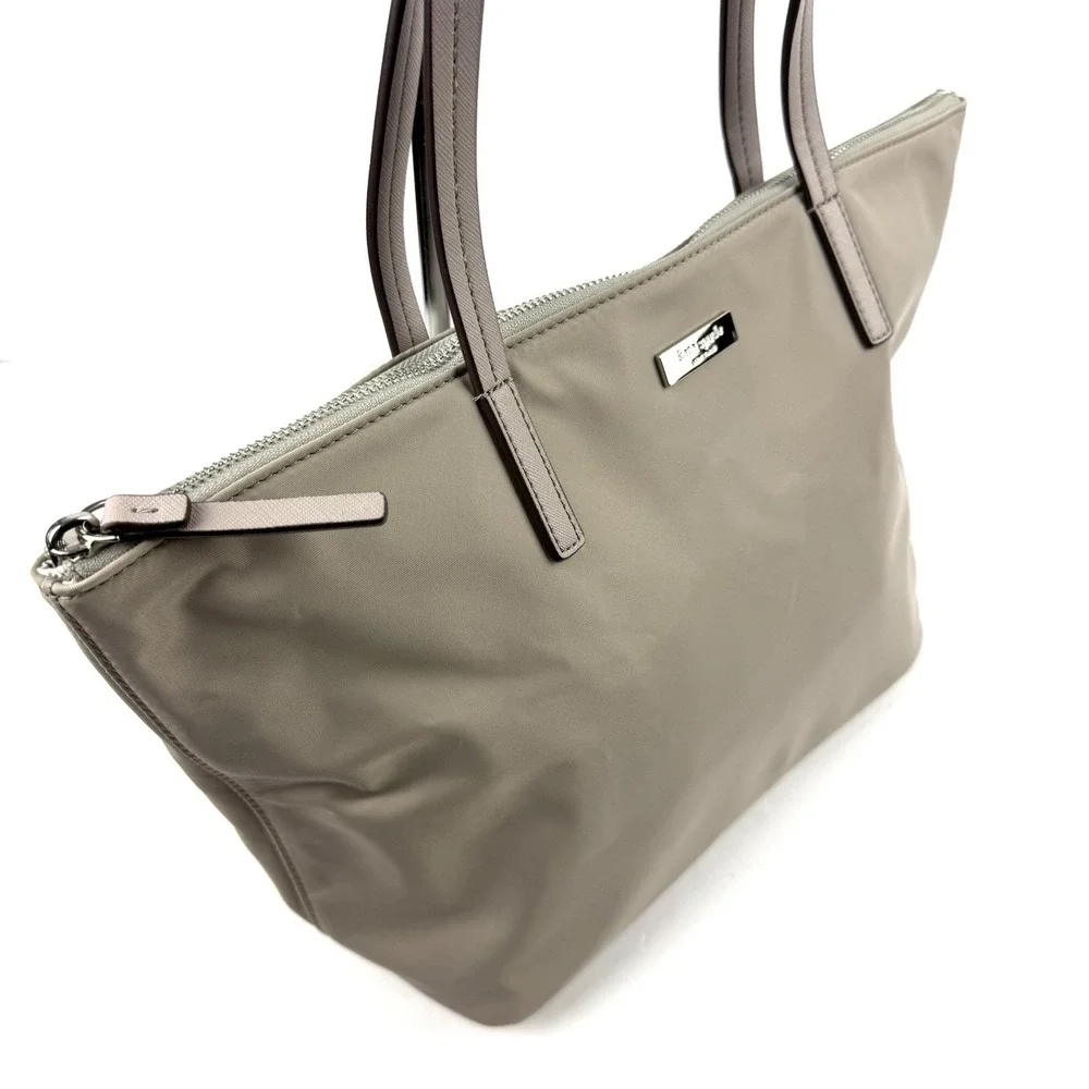 Kate Spade Lida May Street‎ Handbag Taupe Gray Shoulder Bag Purse Brand New