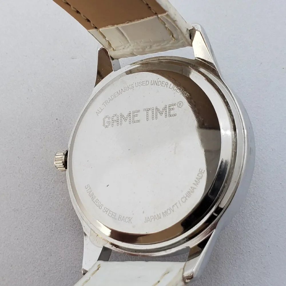 University of Wisconsin Badgers Women's Watch 34MM White Dial Bands‎ New Battery
