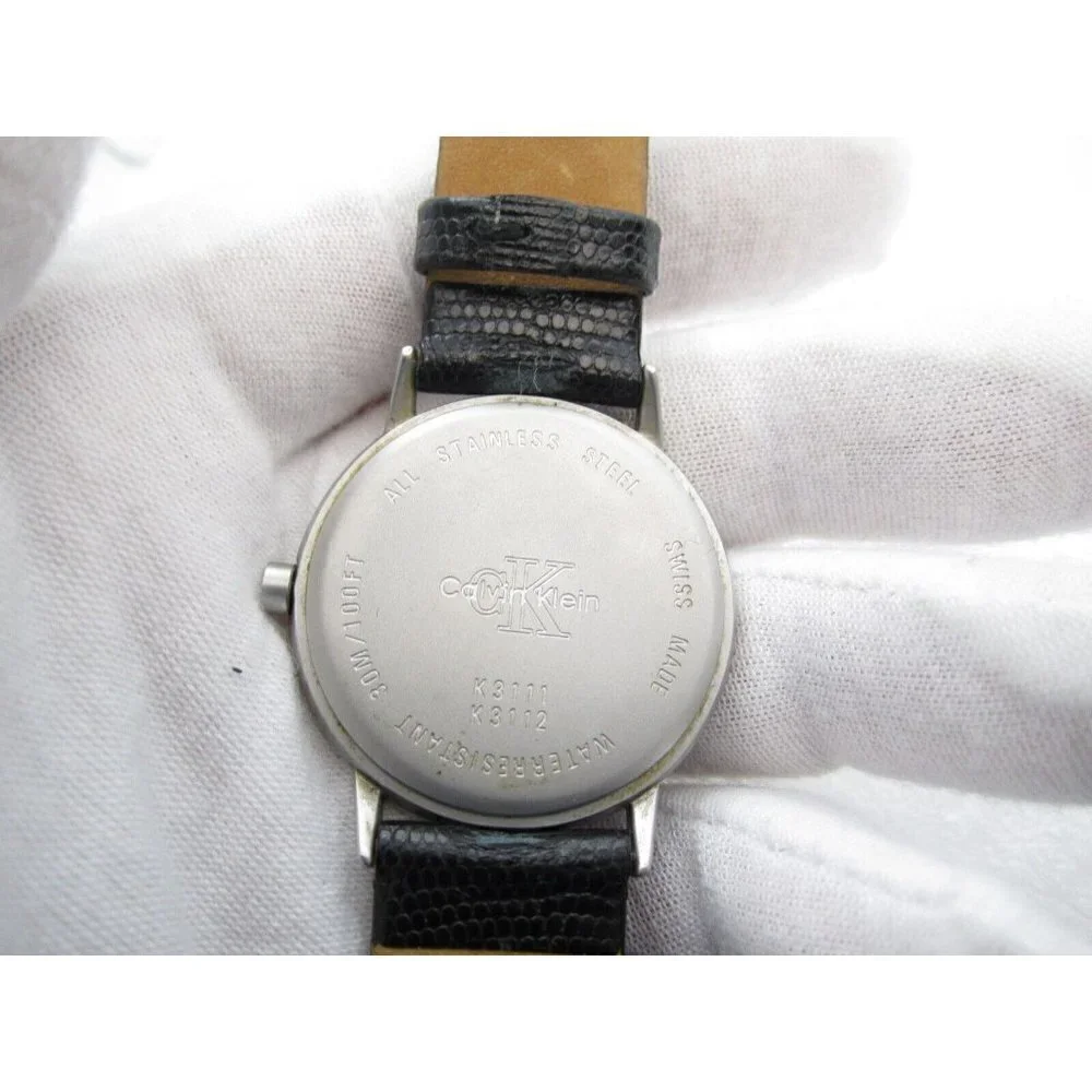 Women Calvin Klein Swiss Quartz‎ WR Analog 36mm Dial Causal Round Watch (G222)