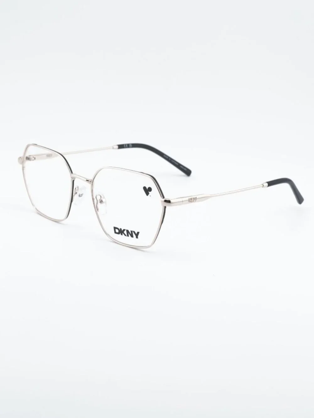 DKNY DK1033N 717 Eyeglasses - Gold 51mm Geometric Frame