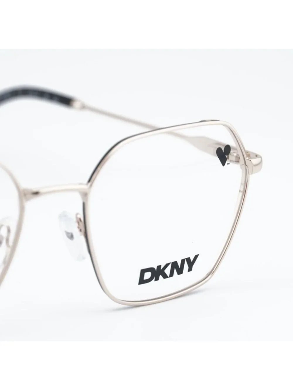 DKNY DK1033N 717 Eyeglasses - Gold 51mm Geometric Frame