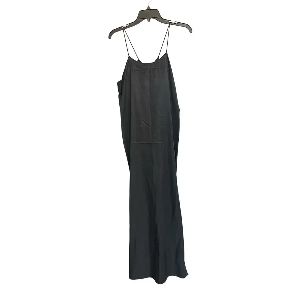 Kate Spade Saturday Dress‎ Size S Sleeveless Black Maxi Sexy Slip Dress Classic