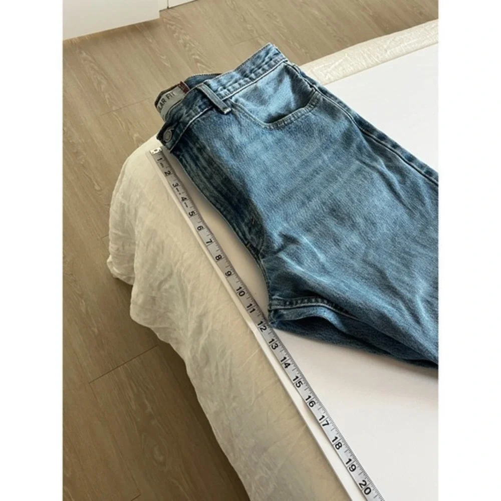 Levis 505 Jeans Mens 36x30 Blue Regular Straight Mid‎ Rise Medium Wash Denim