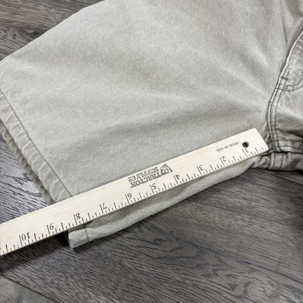 Vintage Levis 550 Shorts Mens‎ 33 Beige Denim Relaxed Fit Orange Tab USA 90s