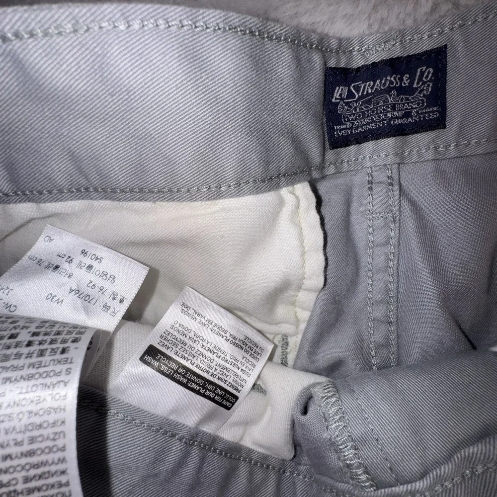Levi's Cargo Shorts Men's 30 x9‎ Gray Outdoor Hiking Military Grunge Skater Y2K