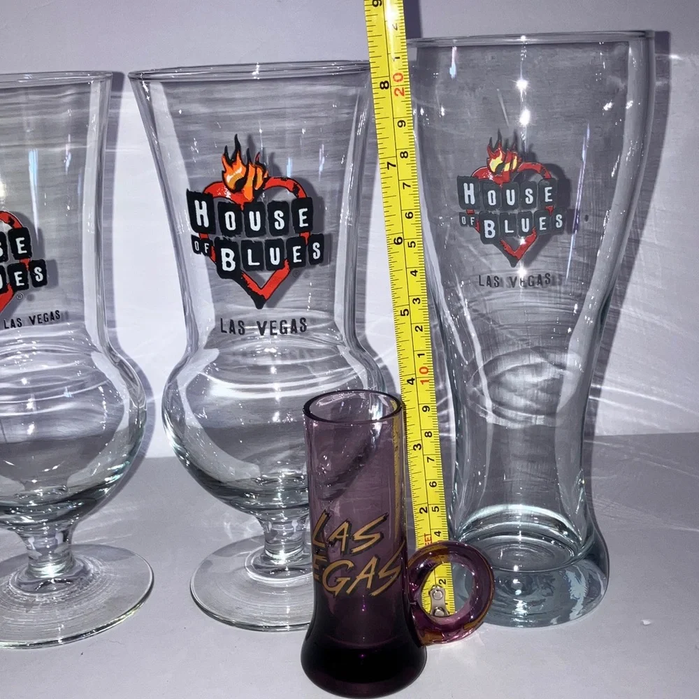 House of Blues‎ Set of 4 Assortment Coctail Beer Shot Glasses