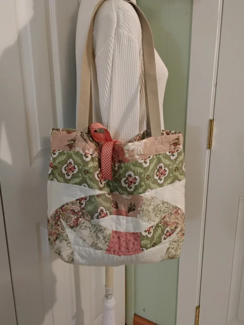 Handmade quilt floral