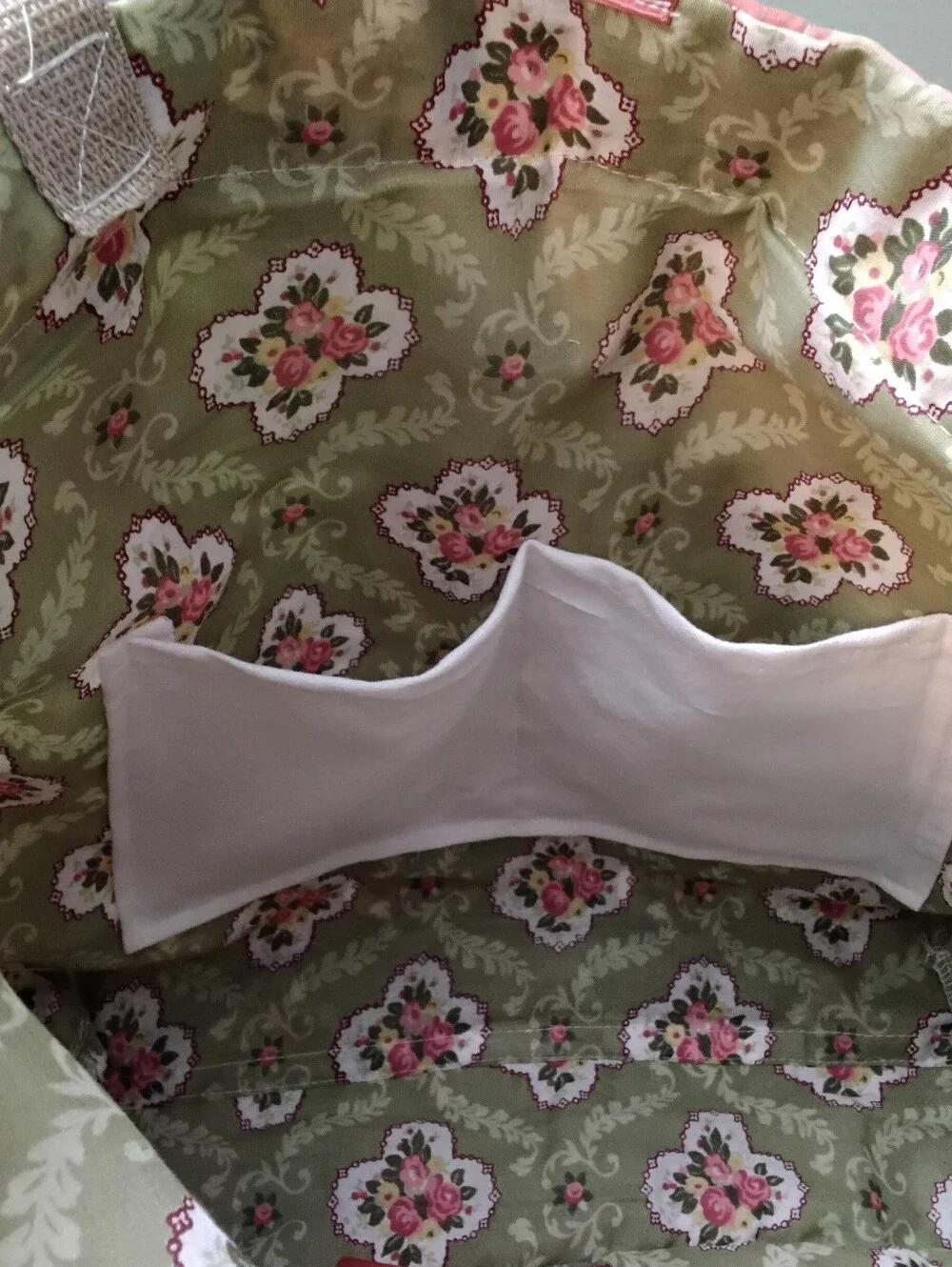 Handmade quilt floral