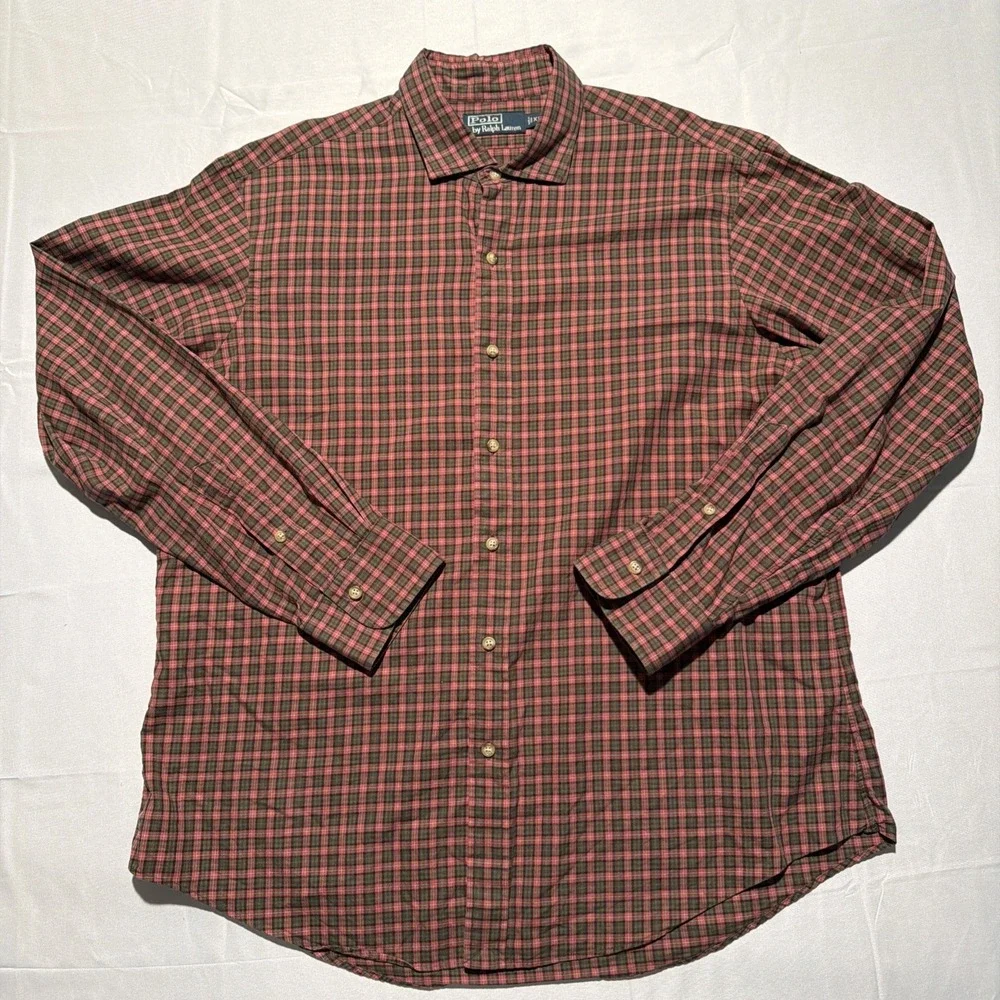 Polo Ralph Lauren Shirt Mens XL‎ Multicolor Long Sleeve