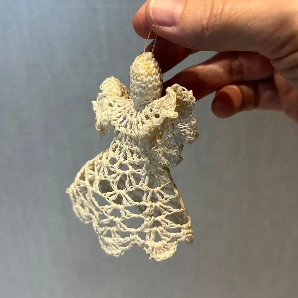 Vintage discoloration few ornaments