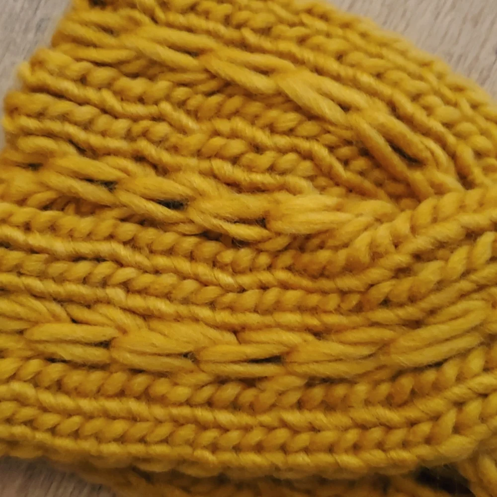 Knot Twisted Winter Yellow Headband Ear‎ Warmer NWT