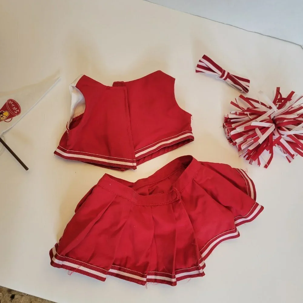 Build-A-Bear Cheerleader Outfit and Accessories