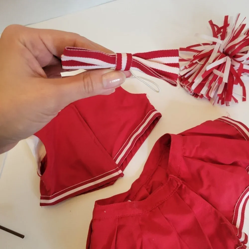 Build-A-Bear Cheerleader Outfit and Accessories