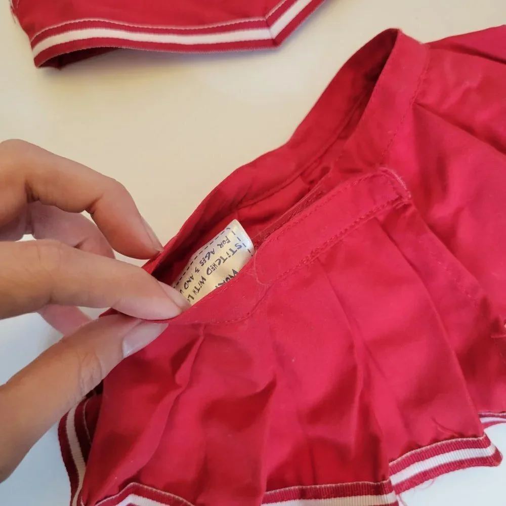 Build-A-Bear Cheerleader Outfit and Accessories