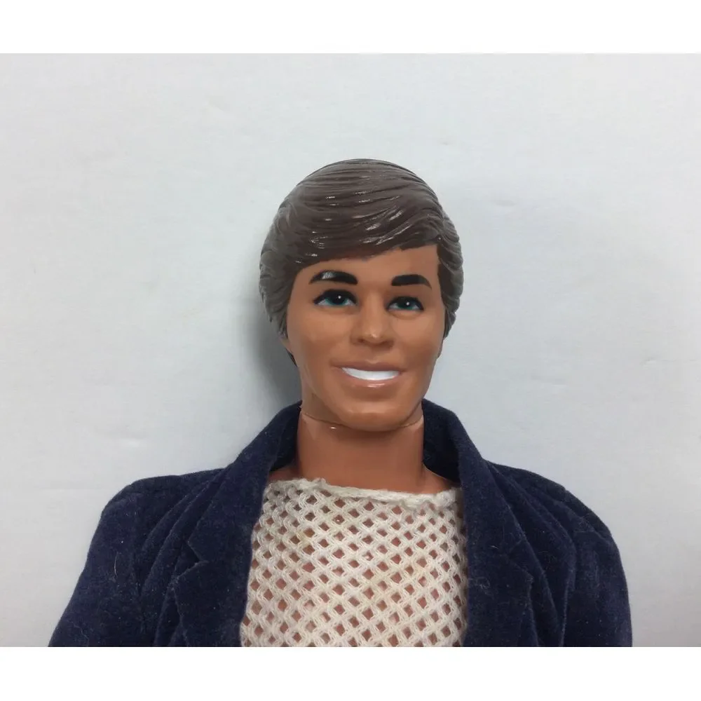 Vintage  1983 KEN DOLL Head 1968 Body Twist N Turn Mattel‎ Taiwan Velvet Jacket