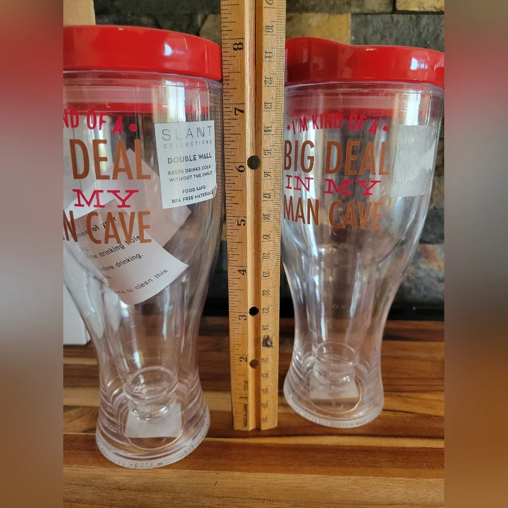 Slant‎ double wall Man Cave Cups, Dad Mug Fathers Day