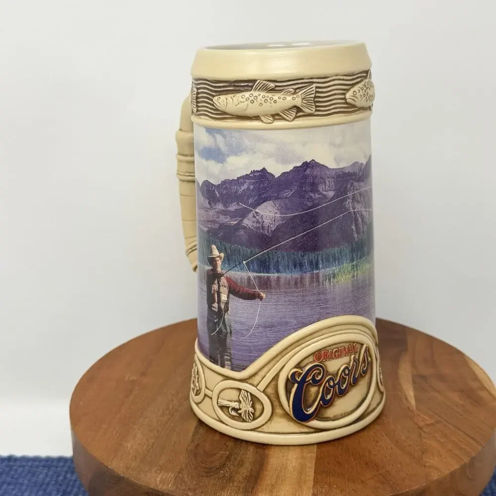 Coors 1996 Limited Edition Beer Stein Life in the Rocky Mountains 