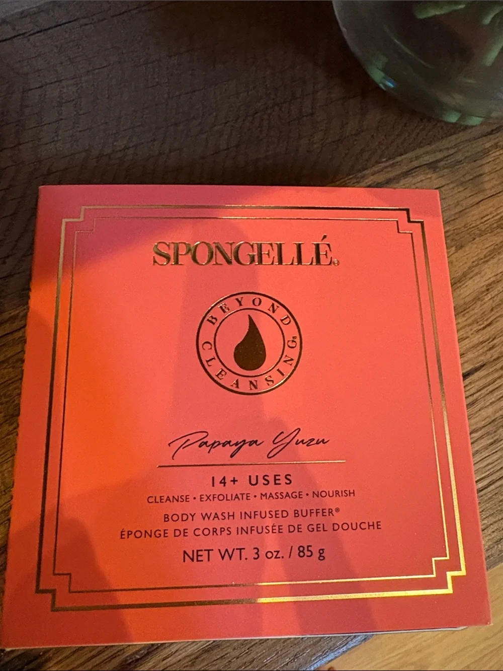 Spongelle infused buffers
