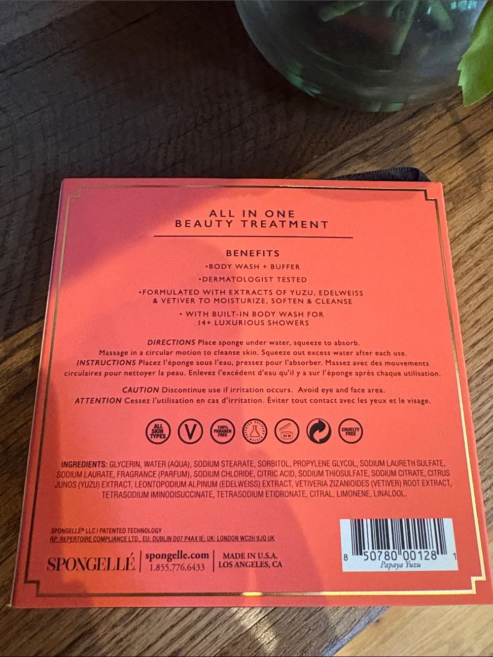 Spongelle two infused buffers