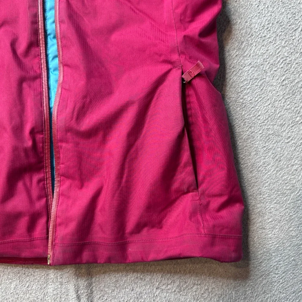 Patagonia Jacket Girls M‎ 10 Pink Blue Insulated Ski Snowboard 68525 Broken Zip