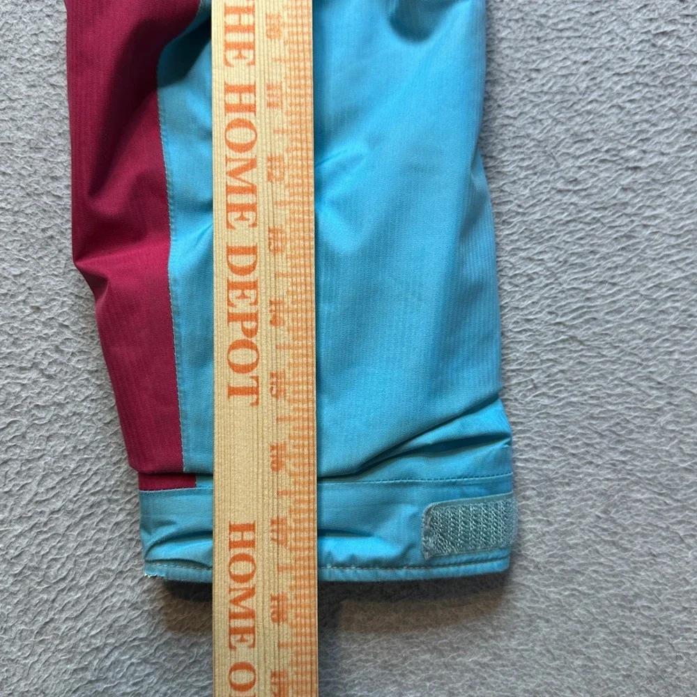 Patagonia Jacket Girls M‎ 10 Pink Blue Insulated Ski Snowboard 68525 Broken Zip