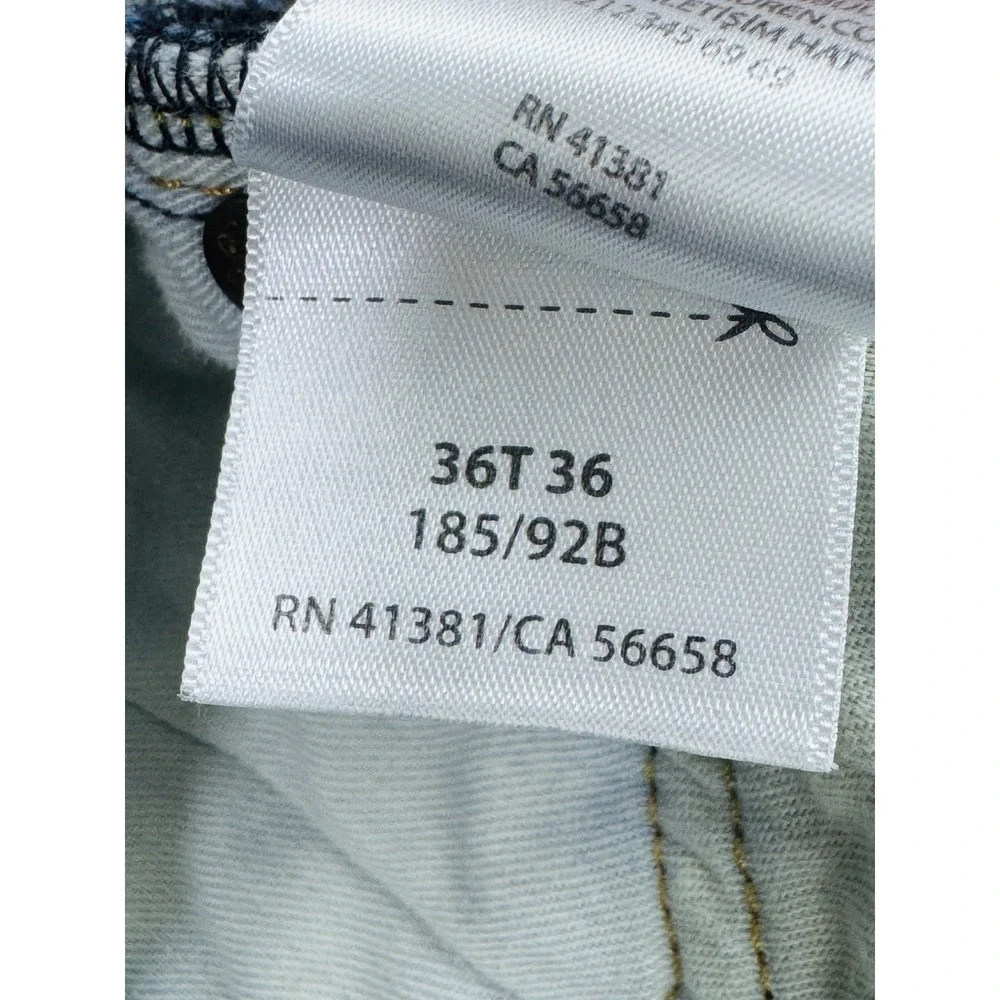 Polo‎ Ralph Lauren Jeans Mens 36x Tall Blue Denim Classic Straight Everyday