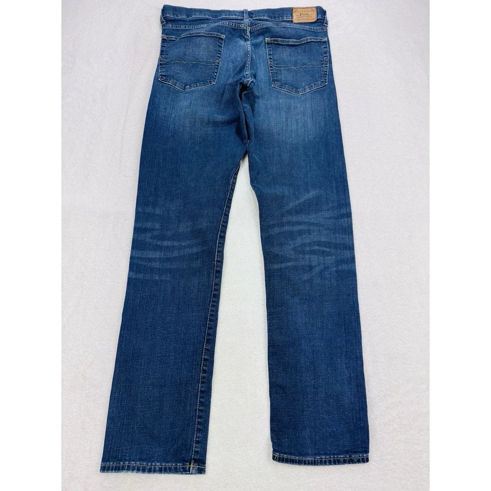 Polo‎ Ralph Lauren Jeans Mens 36x Tall Blue Denim Classic Straight Everyday
