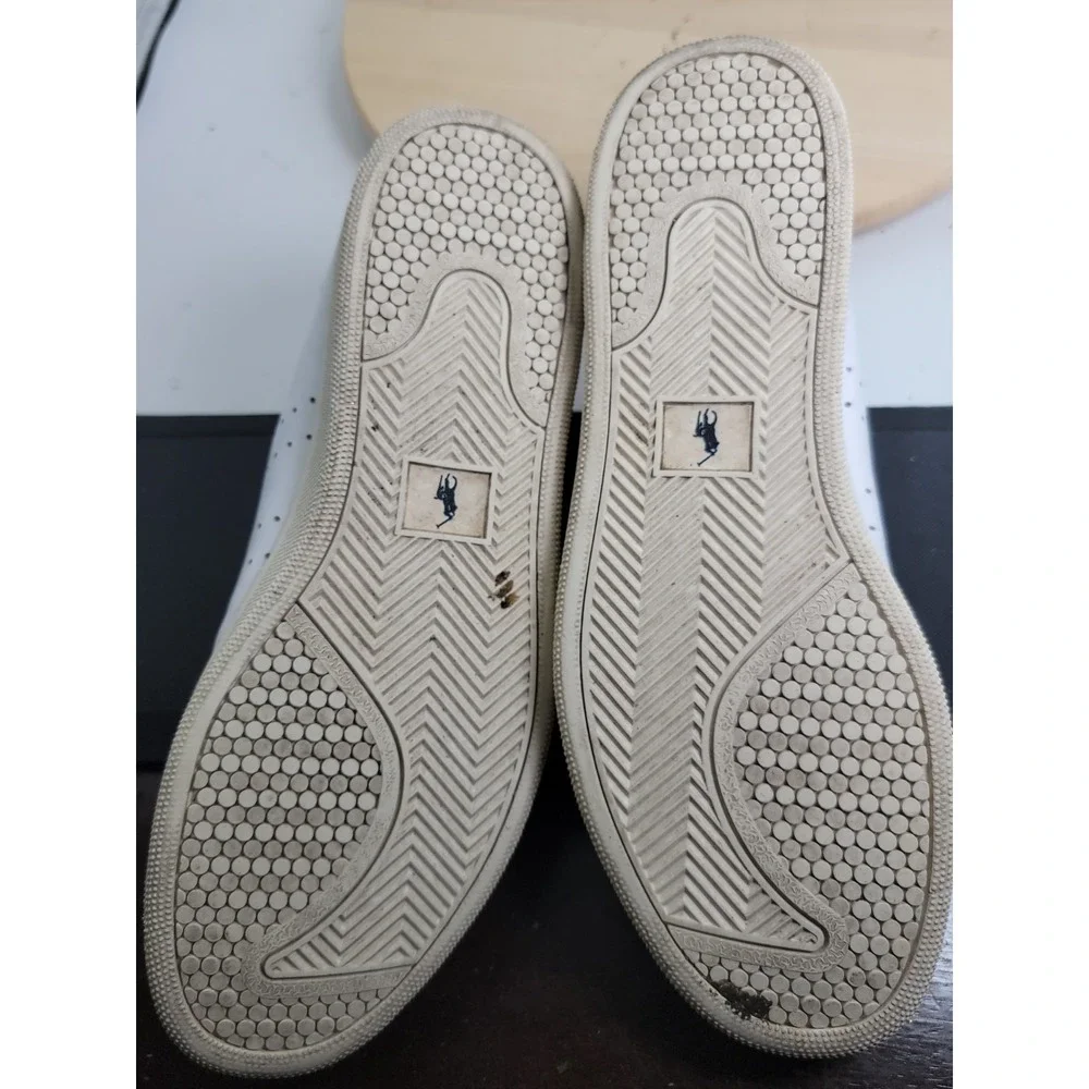 Men's POLO RALPH LAUREN Wilton Leather Trainers Men 11 D