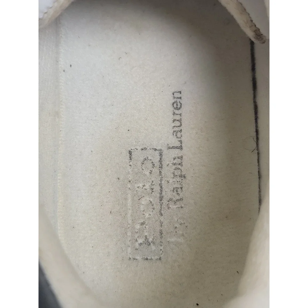 Men's POLO RALPH LAUREN Wilton Leather Trainers Men 11 D