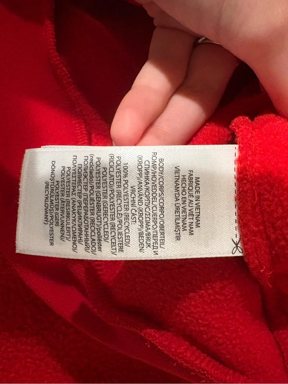 Polo Ralph Lauren tags removed